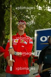 10.09.2004 Monza, Italy F1, Friday, September, Michael Schumacher, GER, Ferrari - Formula 1 World Championship, Rd 15, Italian Grand Prix, ITA, Italy