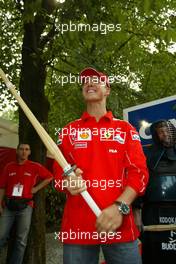 10.09.2004 Monza, Italy F1, Friday, September, Michael Schumacher, GER, Ferrari - Formula 1 World Championship, Rd 15, Italian Grand Prix, ITA, Italy