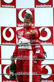 12.09.2004 Monza, Italy F1, Sunday, September, Michael Schumacher, GER, Ferrari - Formula 1 World Championship, Podium, Rd 15, Italian Grand Prix, ITA, Italy