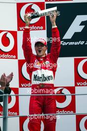 12.09.2004 Monza, Italy F1, Sunday, September, Michael Schumacher, GER, Ferrari - Formula 1 World Championship, Podium, Rd 15, Italian Grand Prix, ITA, Italy