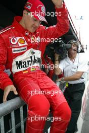 11.09.2004 Monza, Italy F1, Saturday, September, Michael Schumacher, GER, Ferrari - Formula 1 World Championship, Qualifying, Rd 15, Italian Grand Prix, ITA, Italy