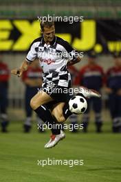 08.09.2004 Monza, Italy F1, Wednesday, September, Michael Schumacher, GER, Ferrari - Charity football match, Stadio Brianteo, Formula 1 World Championship, ITA, Italy