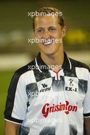 08.09.2004 Monza, Italy F1, Wednesday, September, Michael Schumacher, GER, Ferrari - Charity football match, Stadio Brianteo, Formula 1 World Championship, ITA, Italy