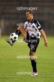 08.09.2004 Monza, Italy, F1, Wednesday, September, Michael Schumacher, GER, Ferrari - Charity football match, Stadio Brianteo, Formula 1 World Championship, ITA, Italy