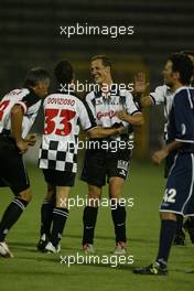 08.09.2004 Monza, Italy F1, Wednesday, September, Michael Schumacher, GER, Ferrari - Charity football match, Stadio Brianteo, Formula 1 World Championship, ITA, Italy