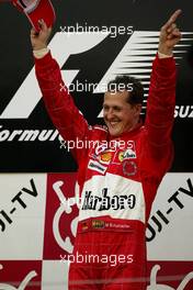 10.10.2004 Suzuka, Japan, F1, Sunday, October, Michael Schumacher, GER, Ferrari -  Formula 1 World Championship, Rd 17, Japanese Grand Prix, JPN, Japan, Podium