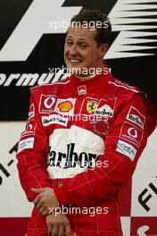 10.10.2004 Suzuka, Japan, F1, Sunday, October, Michael Schumacher, GER, Ferrari -  Formula 1 World Championship, Rd 17, Japanese Grand Prix, JPN, Japan, Podium