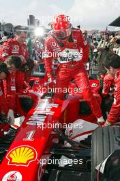 10.10.2004 Suzuka, Japan, F1, Sunday, October, Michael Schumacher, GER, Ferrari -  Formula 1 World Championship, Rd 17, Japanese Grand Prix, JPN, Japan, Grid