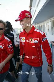 07.10.2004 Suzuka, Japan, F1, Thursday, October, Michael Schumacher, GER, Ferrari - Formula 1 World Championship, Rd 17, Japanese Grand Prix, JPN, Japan