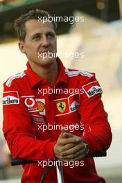 07.10.2004 Suzuka, Japan, F1, Thursday, October, Michael Schumacher, GER, Ferrari - Formula 1 World Championship, Rd 17, Japanese Grand Prix, JPN, Japan