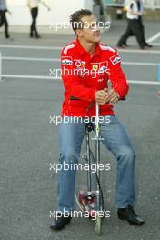 07.10.2004 Suzuka, Japan, F1, Thursday, October, Michael Schumacher, GER, Ferrari - Formula 1 World Championship, Rd 17, Japanese Grand Prix, JPN, Japan