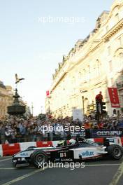 06.07.2004 Formula 1 comes to Regent Street, London F1, Tuesday July, Zsolt Baumgartner, HUN, in a 2 seater Minardi -London, England  www.xpb.cc, EMail: info@xpb.cc - copy of publication required for printed pictures. Every used picture is fee-liable. c Copyright: R.Batchelor / xpb.cc