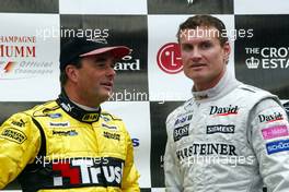 06.07.2004 Formula 1 comes to Regent Street, London F1, Tuesday July, Nigel Mansell and David Coulthard, GBR, McLaren Mercedes -London, England  www.xpb.cc, EMail: info@xpb.cc - copy of publication required for printed pictures. Every used picture is fee-liable. c Copyright: R.Batchelor / xpb.cc
