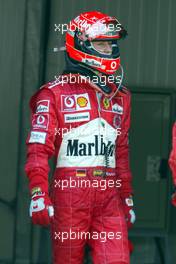 23.05.2004 Monte Carlo, Monaco, F1, Sunday, May, after his crash, Michael Schumacher, GER, Scuderia Ferrari Marlboro, F2004, Action, Track, comes back in the box, Pitlane to finish the race - Formula 1 World Championship, Rd 6, Monaco Grand Prix, Race,  MCO