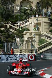 22.05.2004 Monte Carlo, Monaco, F1, Saturday, May, Michael Schumacher, GER, Scuderia Ferrari Marlboro, F2004, Action, Track - Formula 1 World Championship, Rd 6, Monaco Grand Prix Practice,  MCO