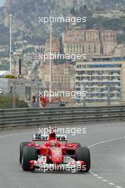 20.05.2004 Monte Carlo, Monaco, F1, Thursday, May, Michael Schumacher, GER, Scuderia Ferrari Marlboro, F2004, Action, Track - Formula 1 World Championship, Rd 6, Monaco Grand Prix, practice,  MCO