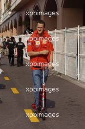 20.05.2004 Monte Carlo, Monaco, F1, Thursday, May, Michael Schumacher, GER, Ferrari - Formula 1 World Championship, Rd 6, Monaco Grand Prix,  MCO