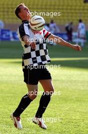 18.05.2004 Monte Carlo, Monaco, F1, Tuesday, May, Michael Schumacher, GER, Ferrari - Formula 1 Charity football match, Stade Louis II, Formula 1 World Championship, Rd 6, Monaco Grand Prix, MCO