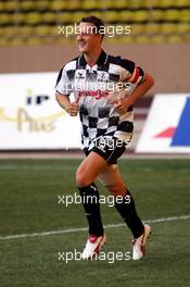 18.05.2004 Monte Carlo, Monaco, F1, Tuesday, May, Michael Schumacher, GER, Ferrari - Formula 1 Charity football match, Stade Louis II, Formula 1 World Championship, Rd 6, Monaco Grand Prix, MCO