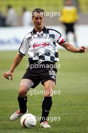 18.05.2004 Monte Carlo, Monaco, F1, Tuesday, May, Michael Schumacher, GER, Ferrari - Formula 1 Charity football match, Stade Louis II, Formula 1 World Championship, Rd 6, Monaco Grand Prix, MCO