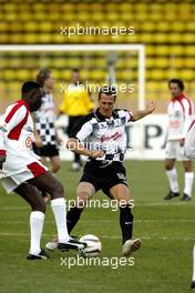 18.05.2004 Monte Carlo, Monaco, F1, Tuesday, May, Michael Schumacher, GER, Ferrari - Formula 1 Charity football match, Stade Louis II, Formula 1 World Championship, Rd 6, Monaco Grand Prix, MCO