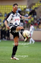 18.05.2004 Monte Carlo, Monaco, F1, Tuesday, May, Michael Schumacher, GER, Ferrari - Formula 1 Charity football match, Stade Louis II, Formula 1 World Championship, Rd 6, Monaco Grand Prix, MCO