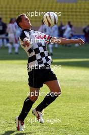 18.05.2004 Monte Carlo, Monaco, F1, Tuesday, May, Michael Schumacher, GER, Ferrari - Formula 1 Charity football match, Stade Louis II, Formula 1 World Championship, Rd 6, Monaco Grand Prix, MCO