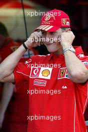 19.05.2004 Monte Carlo, Monaco, F1, Wednesday, May, Michael Schumacher, GER, Ferrari pulls a funny face - Formula 1 World Championship, Rd 6, Monaco Grand Prix, MCO