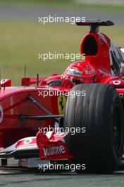 02.09.2004 Monza, Italien, F1 Test, Thursday, Michael Schumacher, GER, Ferrari - Autodromo Nazionale Monza, Formel 1, Italien, Italy, September 2004