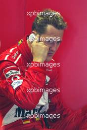 02.09.2004 Monza, Italien, F1 Test, Thursday, Michael Schumacher, GER, Ferrari - Autodromo Nazionale Monza, Formel 1, Italien, Italy, September 2004