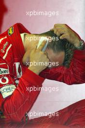 02.09.2004 Monza, Italien, F1 Test, Thursday, Michael Schumacher, GER, Ferrari - Autodromo Nazionale Monza, Formel 1, Italien, Italy, September 2004