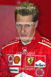 02.09.2004 Monza, Italien, F1 Test, Thursday, Michael Schumacher, GER, Ferrari - Autodromo Nazionale Monza, Formel 1, Italien, Italy, September 2004