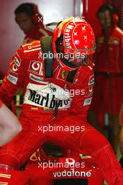 01.09.2004 Monza, Italien, F1 Test, Wednesday, Michael Schumacher, GER, Ferrari, - Autodromo Nazionale Monza, Formel 1, Italien, Italy, September 2004