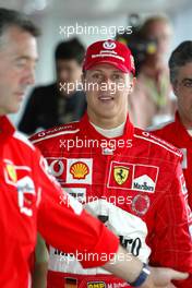 01.09.2004 Monza, Italien, F1 Test, Wednesday, Michael Schumacher, GER, Ferrari - Autodromo Nazionale Monza, Formel 1, Italien, Italy, September 2004