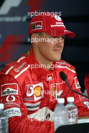 20.03.2004 Sepang, Malaysia, F1, Saturday, March, Michael Schumacher, GER, Ferrari, Formula 1 World Championship,  Official FIA Press conference, Rd 2, Malaysian Grand Prix, KUL, Kuala Lumpur