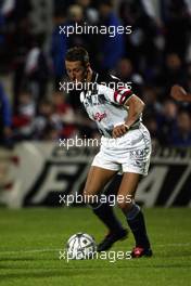 21.04.2004 Forli, Italy, QIS, Charity football match at Stadio Morgani / Forli between current and former F1 drivers, and the Brazilian 1994 Soccer team, Michael Schumacher, GER, Ferrari, Wednesday, April, Formula 1 World Championship, Rd 4, San Marino Grand Prix, RSM - Mumm Copyright Free