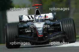 23.04.2004 Imola, San Marino, F1, Friday, April, David Coulthard, GRB, West McLaren Mercedes, MP4-19, Action, Track - Practice, Formula 1 World Championship, Rd 4, San Marino Grand Prix, RSM