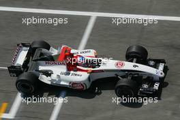 23.04.2004 Imola, San Marino, F1, Friday, April, Jenson Button, GBR, Lucky Strike BAR Honda, BAR006, Action, Track - Practice, Formula 1 World Championship, Rd 4, San Marino Grand Prix, RSM