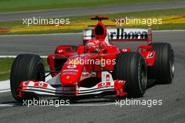 23.04.2004 Imola, San Marino, F1, Friday, April, Michael Schumacher, GER, Ferrari - Practice, Formula 1 World Championship, Rd 4, San Marino Grand Prix, RSM