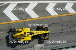 23.04.2004 Imola, San Marino, F1, Friday, April, Giorgio Pantano, ITA, Jordan, EJ14, Action, Track - Practice, Formula 1 World Championship, Rd 4, San Marino Grand Prix, RSM