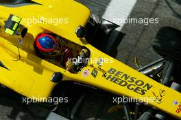 23.04.2004 Imola, San Marino, F1, Friday, April, Timo Glock, GER, Test Driver, Jordan Ford, EJ14, Action, Track - Practice, Formula 1 World Championship, Rd 4, San Marino Grand Prix, RSM