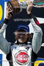 25.04.2004 Imola, San Marino, F1, Sunday, April, Jenson Button, GBR, BAR Honda, Portrait - Podium, Formula 1 World Championship, Rd 4, San Marino Grand Prix, RSM