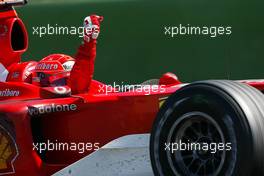 25.04.2004 Imola, San Marino, F1, Sunday, April, Michael Schumacher, GER, Ferrari - Formula 1 World Championship, race, Rd 4, San Marino Grand Prix, RSM