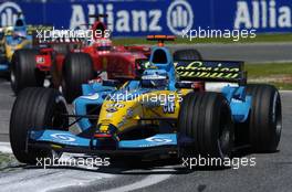 25.04.2004 Imola, San Marino, F1, Sunday, April, Jarno Trulli, ITA, Renault F1 Team - Formula 1 World Championship, race, Rd 4, San Marino Grand Prix, RSM