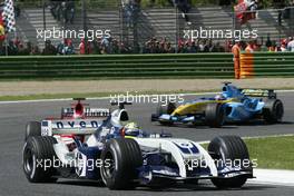 25.04.2004 Imola, San Marino, F1, Sunday, April, Ralf Schumacher, GER, BMW WilliamsF1 Team, FW26, Action, Track - Formula 1 World Championship, race, Rd 4, San Marino Grand Prix, RSM