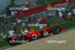 24.04.2004 Imola, San Marino, F1, Saturday, April, Michael Schumacher, GER, Scuderia Ferrari Marlboro, F2004, Action, Track - Practice, Formula 1 World Championship, Rd 4, San Marino Grand Prix, RSM