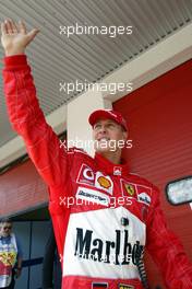 24.04.2004 Imola, San Marino, F1, Saturday, April, Michael Schumacher, GER, Ferrari, Portrait, Qualifying, Formula 1 World Championship, Rd 4, San Marino Grand Prix, RSM