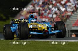 24.04.2004 Imola, San Marino, F1, Saturday, April, Jarno Trulli, ITA, Mild Seven Renault F1 Team, R24, Action, Track  - Practice, Formula 1 World Championship, Rd 4, San Marino Grand Prix, RSM