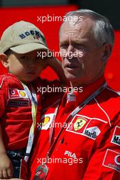 25.04.2004 Imola, San Marino, F1, Sunday, April, Rory Byrne, ZAF, Ferrari, Chief Designer - Formula 1 World Championship, Rd 4, San Marino Grand Prix, RSM