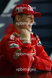 22.04.2004 Imola, San Marino, F1, Thursday, April, Michael Schumacher, GER, Ferrari - Formula 1 World Championship, Rd 4, San Marino Grand Prix, RSM